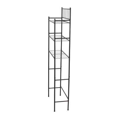 Black 3-Tier Over-The-Toilet Space Saver