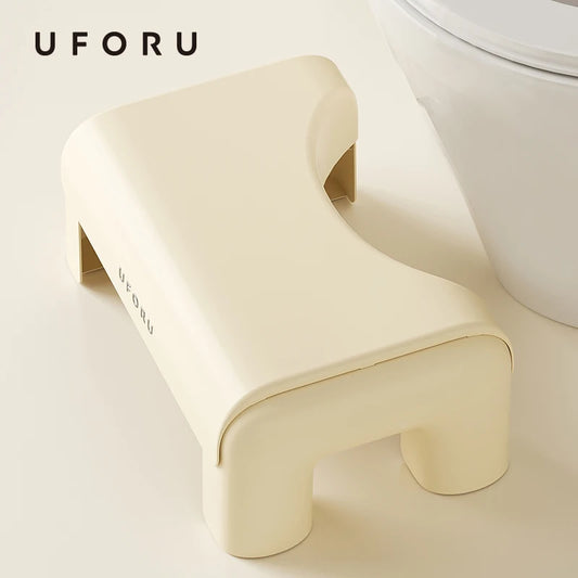Uforu Toilet Stool Household Footstool Thickeneded Strong Anti-Slip Adult Squat Artifact