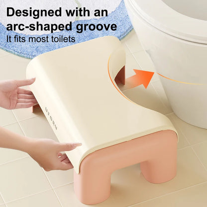 Uforu Toilet Stool Household Footstool Thickeneded Strong Anti-Slip Adult Squat Artifact