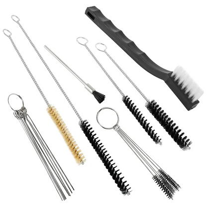 AT13 21Pcs Multi-Purpose Paint Sprayer Cleaning Kit Nylon Brushes Mini Brushes & Needles Metal Tube Cleaning Brush