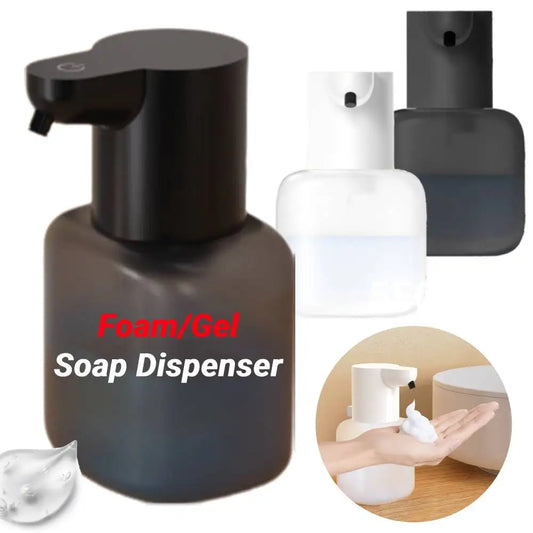 550ml Automatic Soap Dispenser USB Rechargeable Foam Gel Soap Dispenser Electric Hand Sanitizer Dispenser for Kitchen Bathroom