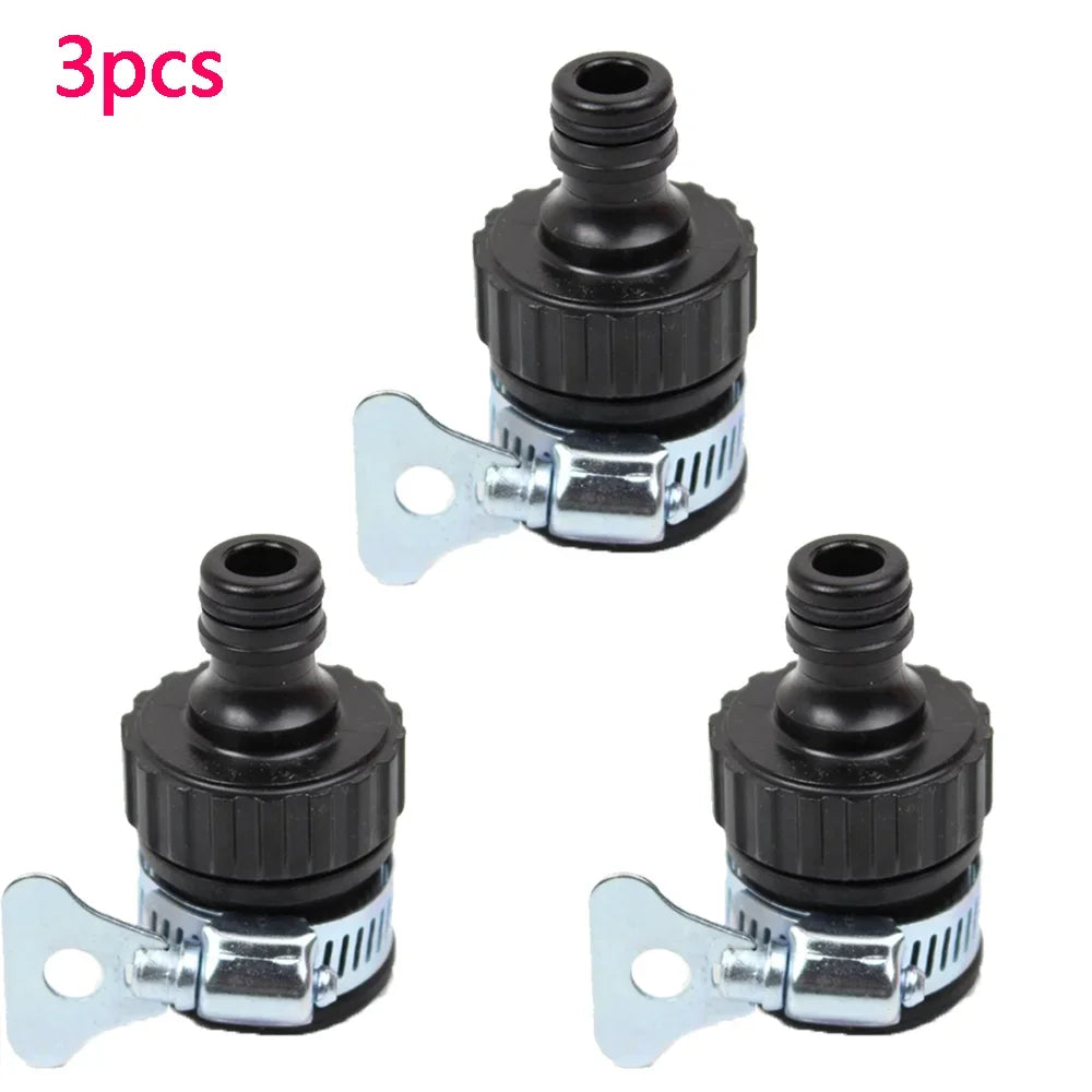 Faucet Adapter 12-24mm Plastic Hose Fitting Quick Connect Fitting Faucet for Garden Irrigation Car Wash  Faucet Accessories