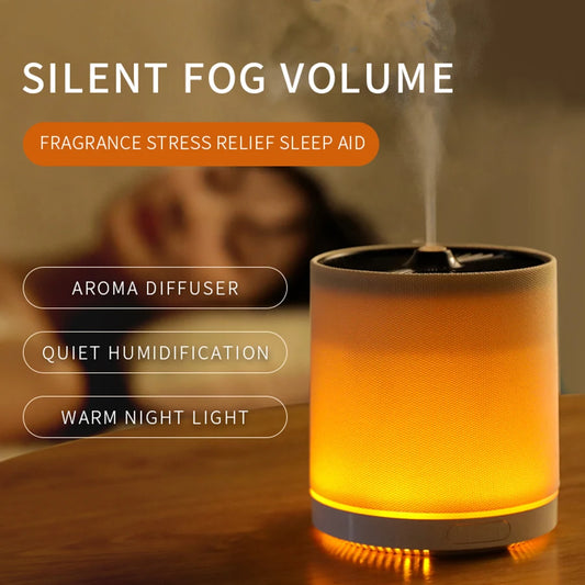 Night Light Aromatherapy Purifier Oil Atomizing Home Bedroom Office Perfume Diffuser Machine Mini Air Fragrance Humidifier