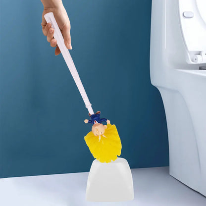 Bathroom Cleaning Brush Funny Toilet Cleaning Brush Novelty Gifts Toilet Bowl Brush Bathroom Cleaning Tools