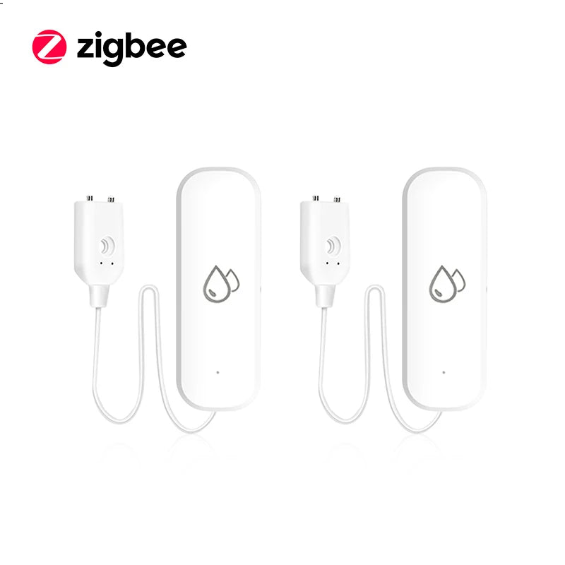Tuya Smart WIFI Zigbee Water Leakage Sensor Alarm Water Detector Flood Leakage Sensor APP Remote Control Security Alarm System