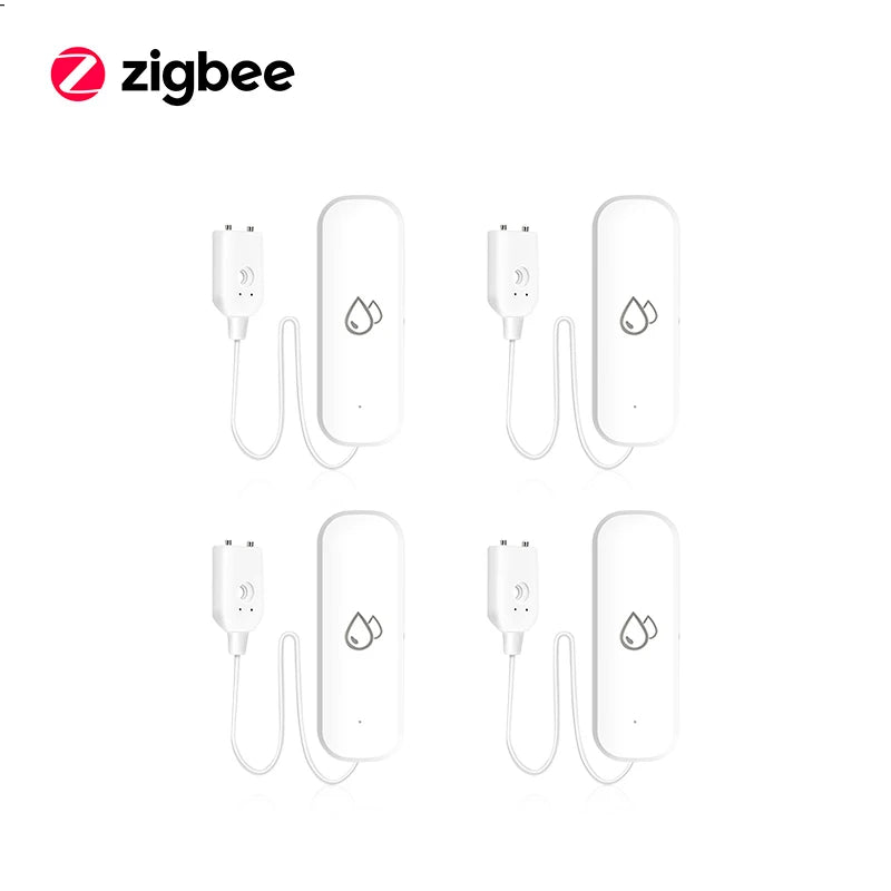 Tuya Smart WIFI Zigbee Water Leakage Sensor Alarm Water Detector Flood Leakage Sensor APP Remote Control Security Alarm System
