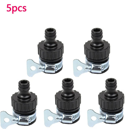 Faucet Adapter 12-24mm Plastic Hose Fitting Quick Connect Fitting Faucet for Garden Irrigation Car Wash  Faucet Accessories