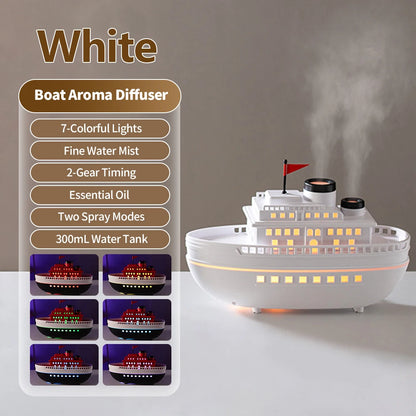 Homeuse Aroma Diffuser 300ml Ultrasonic Air Humidifier with Colorful Night Light Desktop Essential Oil Diffuser for Room Home