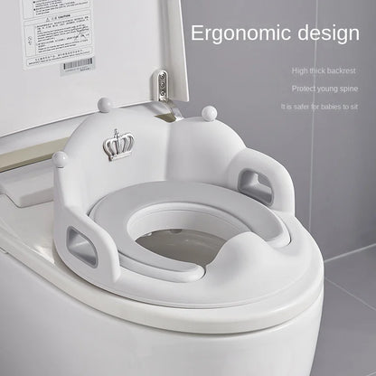 Baby Toilet Training Seat Cover Portable Child Toilet Seat Toddler Crown Toilet Seat Kid Auxiliary Toilet Seat Cushion Urinal