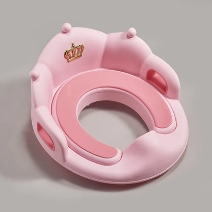 Baby Toilet Training Seat Cover Portable Child Toilet Seat Toddler Crown Toilet Seat Kid Auxiliary Toilet Seat Cushion Urinal