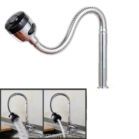 360° Rotation Kitchen Faucets Saving Water Extension Tap Nozzle Kitchen Sink Single Cold Sprayer Head Faucets Accessories