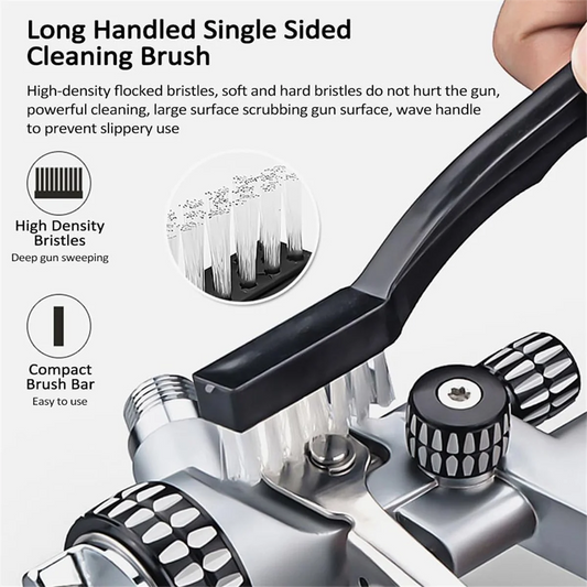 AT13 21Pcs Multi-Purpose Paint Sprayer Cleaning Kit Nylon Brushes Mini Brushes & Needles Metal Tube Cleaning Brush