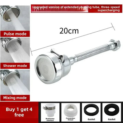 2/3 Mode Faucet Extension Tube 360 Degree Rotation Filter Kitchen Gadgets Shower Water Saving Tap Universal Kitchen Accessories