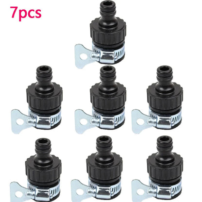 Faucet Adapter 12-24mm Plastic Hose Fitting Quick Connect Fitting Faucet for Garden Irrigation Car Wash  Faucet Accessories