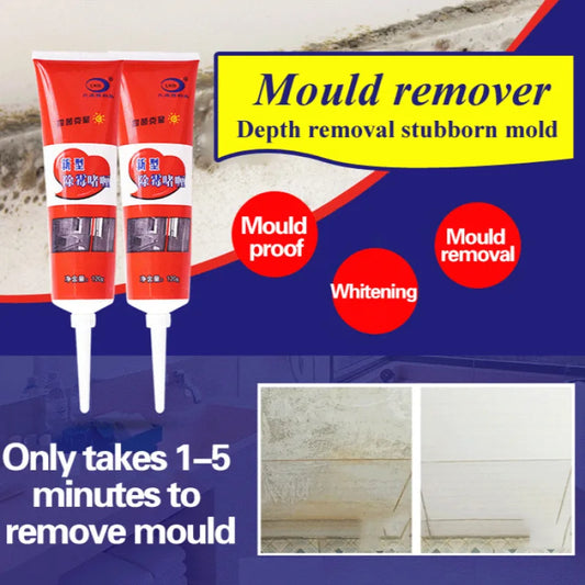 Mildew Removal Gel Household Mildew Removal Paste Walls Refrigerator Cleaning Mildew Spots Fungus Mold Stain Removal Cleaner