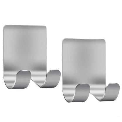 2pcs Razor Holder Stainless Steel Men Shaving Shaver Razor Stand Shelf Shaving Razor Storage Rack Bathroom Hook Organizer