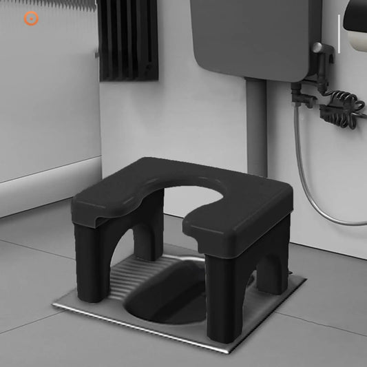 Squat Toilet Seat Stool Non Slip Mobile Washable Durable Portable Lightweight Stable Household Potty Chairs for Indoor Toilet