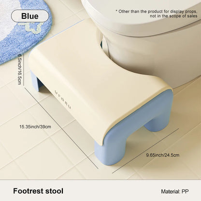 Uforu Toilet Stool Household Footstool Thickeneded Strong Anti-Slip Adult Squat Artifact